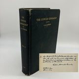 Signed & Notated The Cowles Genealogy Vol II (1929) Col. Calvin Duvall Cowles HC