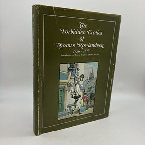 Forbidden Erotica of Thomas Rowlandson 1756-1827 Kurt von Meier 1970 HC DJ Good