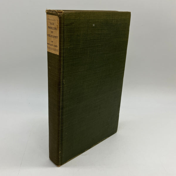 First Edition Some Problems of Philosophy (1911) William James Hardcover Good