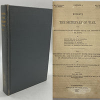 Reports of the Secretary of War with Reconnaissances (1850) Johnston, Simpson, Marcy & Whiting HC Near Fine