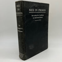 Sex In Prison 1934 Joseph Fishman Inspector of Federal Prisons HC First Edition