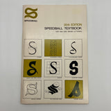 Speedball Textbook For Pen and Brush Lettering 20th Edition 1972 Hunt Very Good