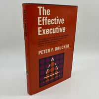 The Effective Executive (1967) Peter Drucker Hardcover Dust Jacket Very Good