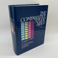 The Comparative Study Bible Parallel Bible KJV NIV NAS AB 1987 Zondervan HC Good