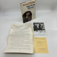 Publishers Review Copy American Hunger 1st Ed 1977 Richard Wright w Promo Letter