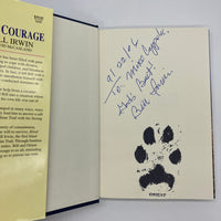 Signed Blind Courage (1996) Bill Irwin Blind Appalachian Trail Hiker HC DJ Good