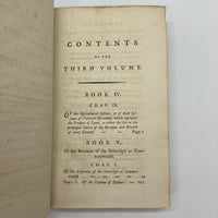 An Inquiry Into Nature & Causes of the Wealth of Nations 3 Vol. 5th Edition (1789) Adam Smith Very Good