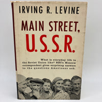 Main Street U.S.S.R. (1959) Irving Levine NBC Moscow Hardcover Dust Jacket Good