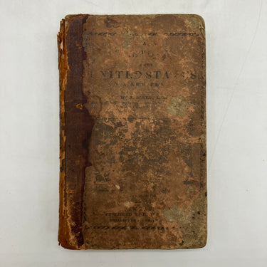 A History of the United States on a New Plan 1842 Jesse Olney Leather Acceptable