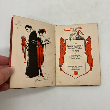 The Cynic's Calendar of Revised Wisdom for 1904 Herford Mumford Mizner HC Good