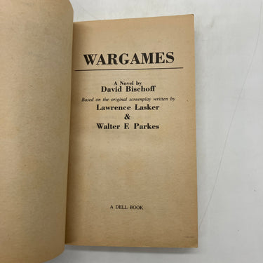 War Games (1983) David Bischoff Movie Novelization Mass Market Paperback Good