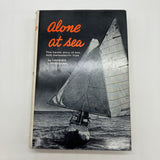 Alone At Sea 1958 Hannes Lindemann Transatlantic Hardcover Dust Jacket Very Good