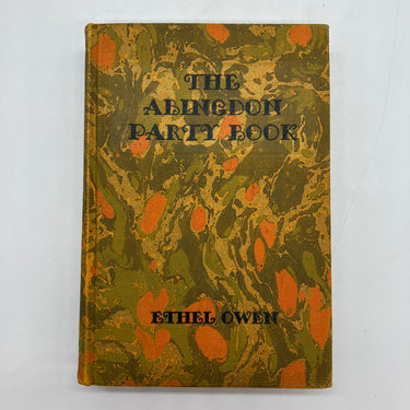 The Abingdon Party Book (1937) Ethel Owen Illustrated HC Party Games Very Good