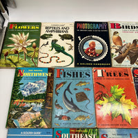 21 Lot Golden Nature Guide Vintage PB Illustrated Science Books 1950s 60s 80s