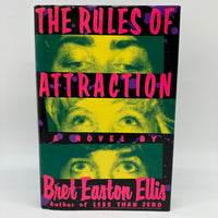 First Edition The Rules of Attraction 1987 Bret Easton Ellis Hardcover Very Good