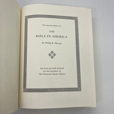 The Rifle in America (1995) Philip Sharpe Leather Facsimile Edition HC Very Good