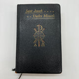 Saint Joseph Daily Missal 1963 Hugo Hoever Revised Ed w Bonded Leather Very Good