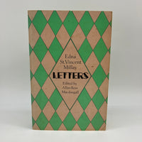 Letters of Edna St. Vincent Millay (1952) Allan Ross Macdougall Editor PB Good