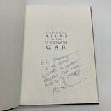 Signed Historical Atlas of the Vietnam War (1995) Harry Summers HC DJ Very Good