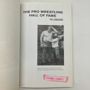 The Pro Wrestling Hall of Fame: The Canadians (2002) Greg Oliver Paperback Good