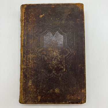 Antiquarian The New Testament (1868) American Bible Society Leather HC Good
