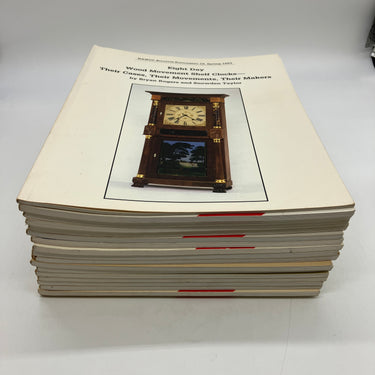 18 Lot NAWCC Bulletin National Association of Watch & Clock Collectors 1990s VG