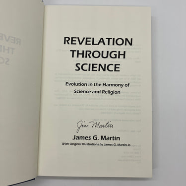 Signed NC Governor Jim Martin Book Revelation Through Science 2016 HC Very Good