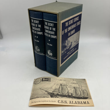 Secret Service of Confederate States in Europe (1959) Bulloch HC Set Slipcase VG