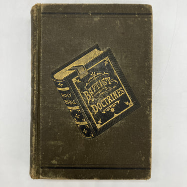 First Edition Baptist Doctrines (1880) Rev. Charles Jenkens Cloth Hardcover Good