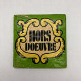 Hors D'Oeuvre (1967) Jane Dutton & Edith Vanocur HC DJ Illustrated Cookbook Good