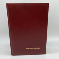 PTL Parallel Edition Holy Bible KJV Living Bible (1983) Leather HC Large Print