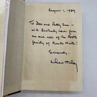Signed Alex Haley Roots: The Saga of an American Family (1976) Hardcover Fine