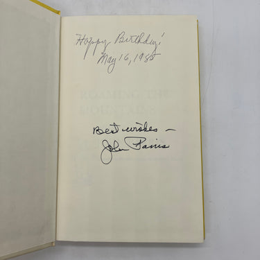 Signed Roaming the Mountains (1982) John Parris Asheville North Carolina HC VG