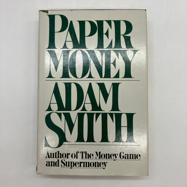 Paper Money (1981) Adam Smith Book Club BCE Hardcover Very Good