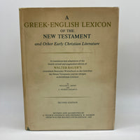 A Greek-English Lexicon of the New Testament 2nd Ed 1979 Arndt Gingrich Bauer HC