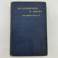 First English Edition The Interpretation of Dreams 1913 Sigmund Freud Cloth HC