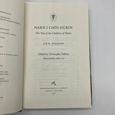 The Children of Hurin (2007) J.R.R. Tolkien Book Club Edition HC DJ Very Good