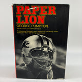 Paper Lion 1966 George Plimpton Detroit Lions Football Memoir Hardcover DJ Good