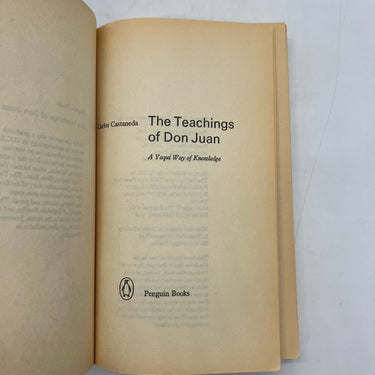 The Teachings of Don Juan: A Yaqui Way of Knowledge (1974) Castaneda UK PB Good