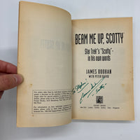 Signed James Doohan Beam Me Up Scotty (1996) Paperback Book in POOR CONDITION