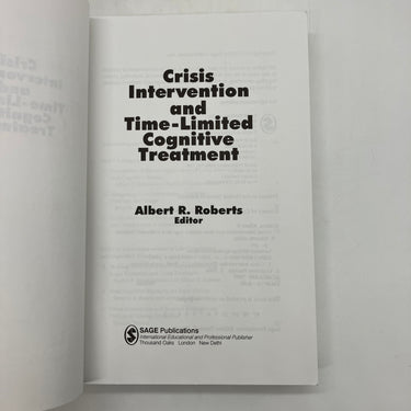 Crisis Intervention and Time-Limited Cognitive Treatment (1995) Roberts PB Good