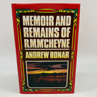 Memoir and Remains of R.M. M'Cheyne 1987 Andrew Bonar UK Hardcover DJ Very Good