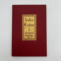 Life's Extras (1946) Archibald Rutledge Vintage Illustrated Hardcover Good