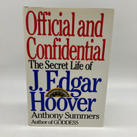 Official and Confidential: The Secret Life of J. Edgar Hoover (1993) Anthony Summers Hardcover Very Good