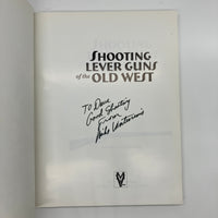 Signed Mike Venturino Shooting Lever Guns of the Old West (1999) Paperback Good