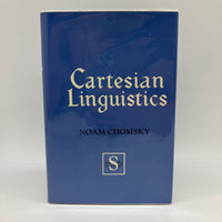 First Edition Cartesian Linguistics 1966 Noam Chomsky Hardcover Dust Jacket Good