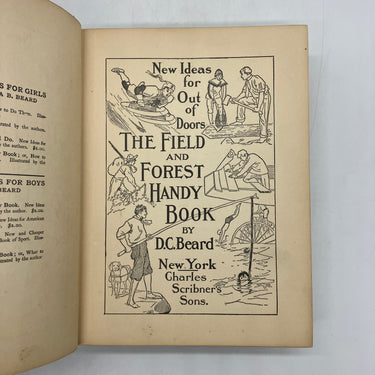 First Edition The Field and Forest Handy Book (1906) Daniel Beard HC Acceptable