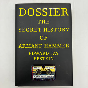 Dossier Secret History of Armand Hammer (1996) Edward Jay Epstein HC Acceptable