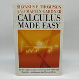 Calculus Made Easy 1998 Silvanus Thompson Martin Gardner Hardcover DJ Very Good