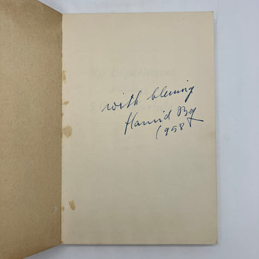 Signed My Experiences Preceding 5,000 Burials (1951) Hamid Bey Paperback Good